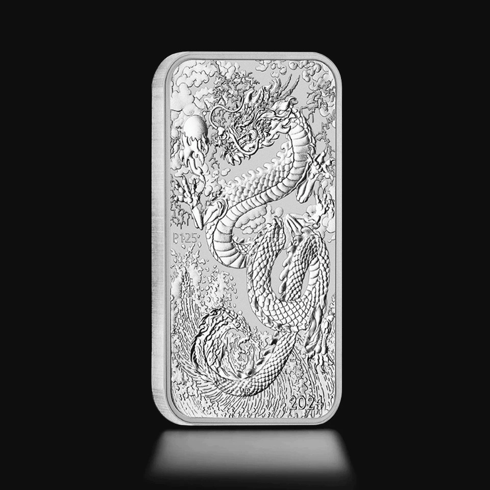 1 oz Australian Dragon Rectangular Silver Coins* | Tavid - Kuld & Hõbe
