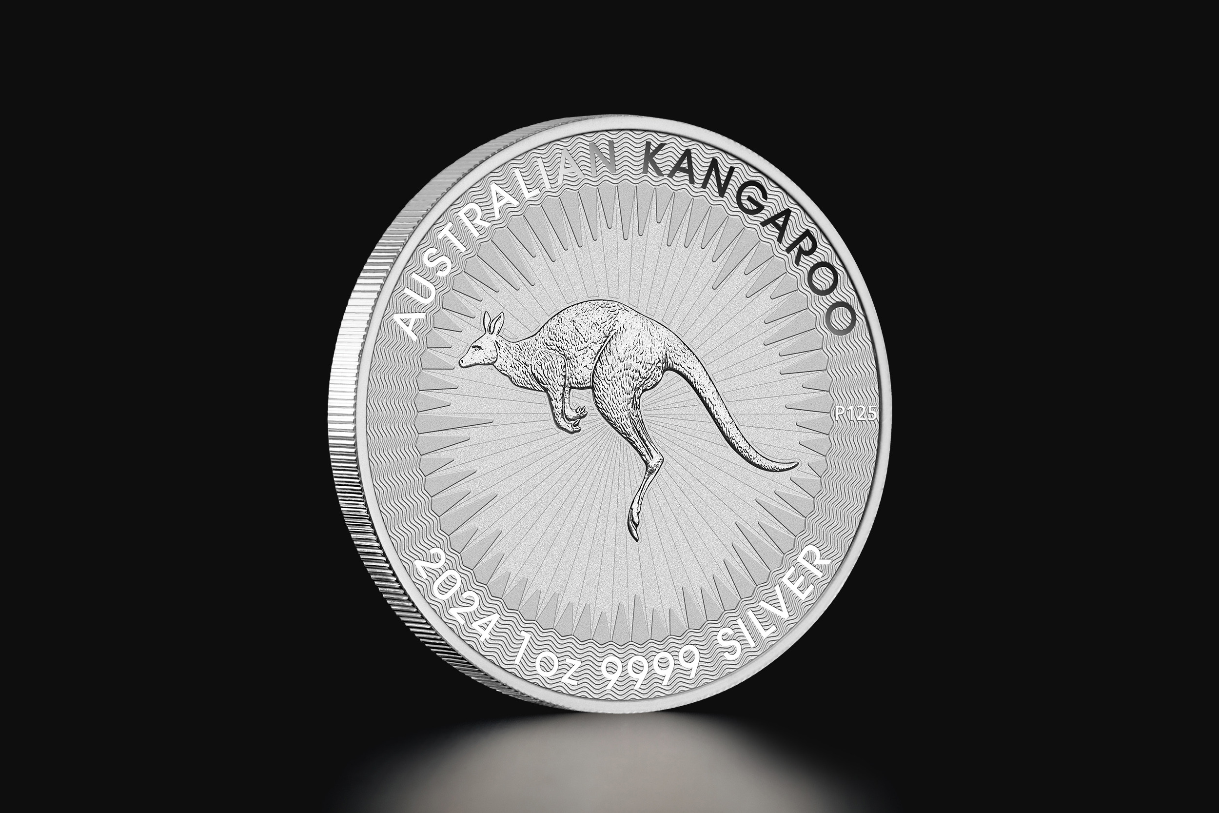 1 oz Australian Kangaroo Silver Coin Tavid Kuld H be