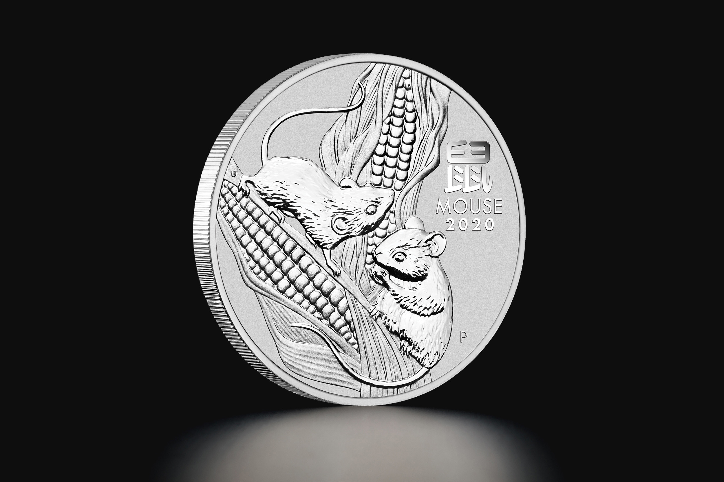 1 oz Australian Lunar Year of the Mouse 2020 Silver Coin