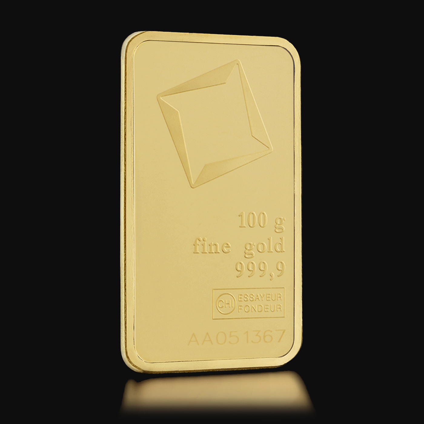 100 gram Valcambi Suisse Gold Bars