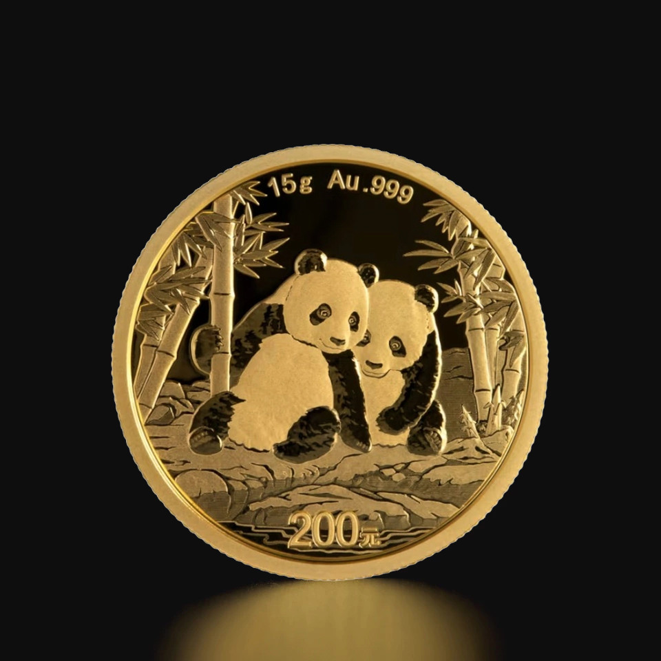 15 g Chinese Panda 2026 gold coin | Tavid - Kuld & Hõbe